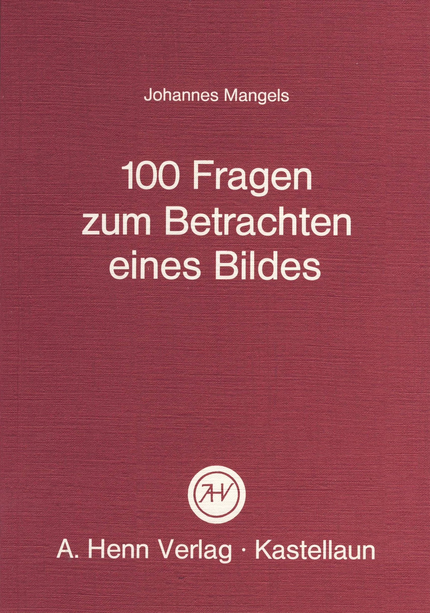 Hundert Fragen zum Betrachten eines Bildes (5781 388) book
