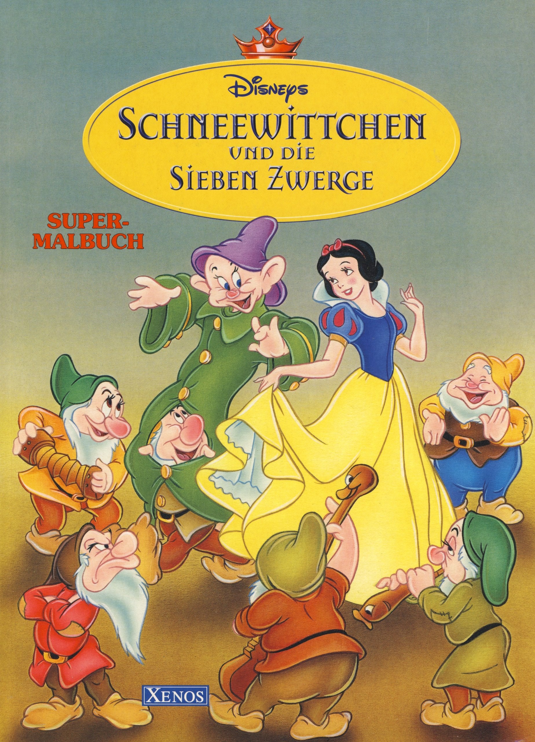 Schneewittchen und die sieben Zwerge - Supermalbuch - 2 verschiedene Malbücher Books