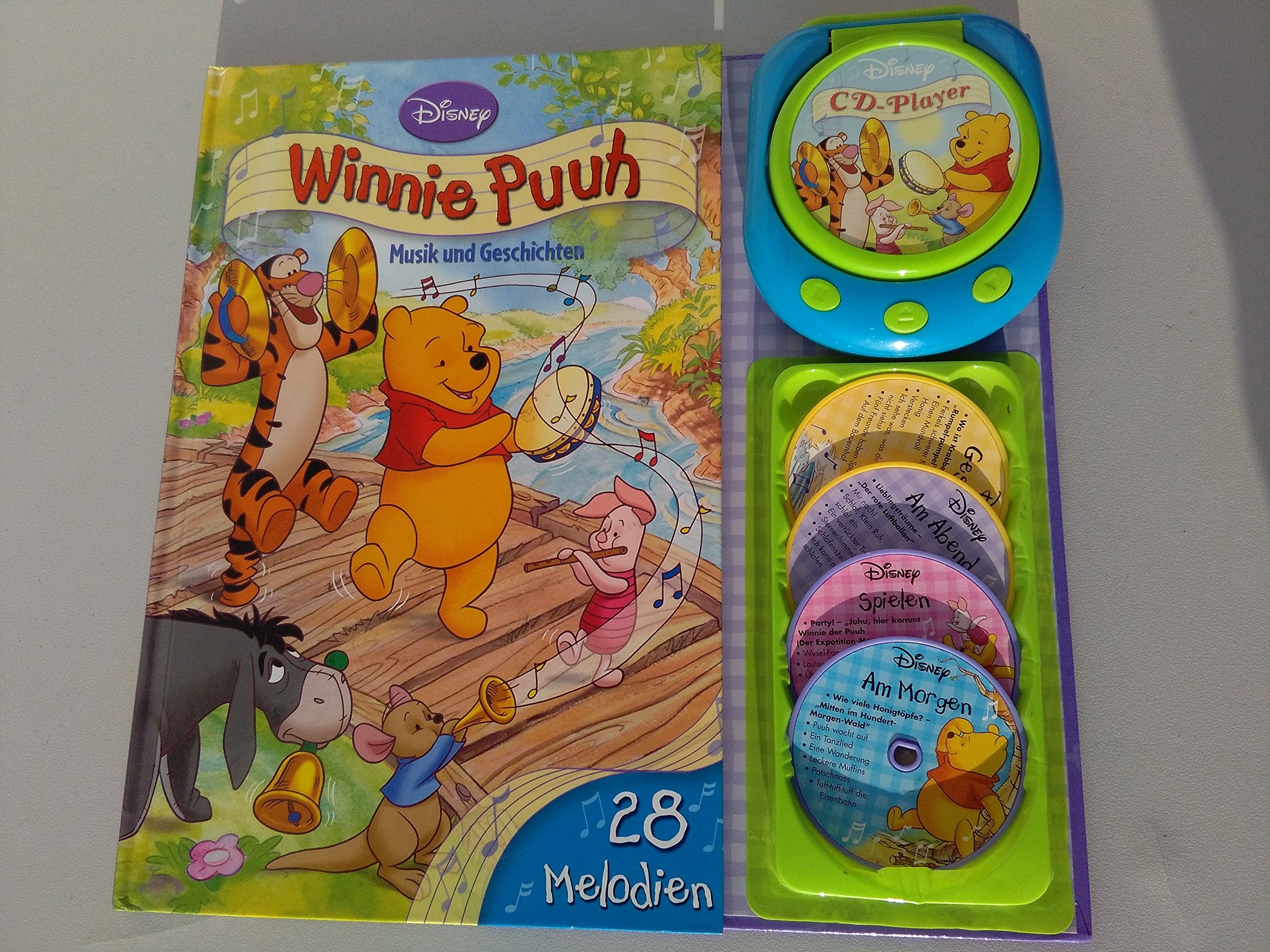 Winnie Puuh Winni Pooh Musik und Geschichten mein erster CD Player Spieler Buch Books