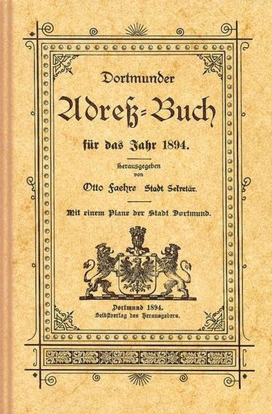 Dortmunder Adreß-Buch für das Jahr 1894 book