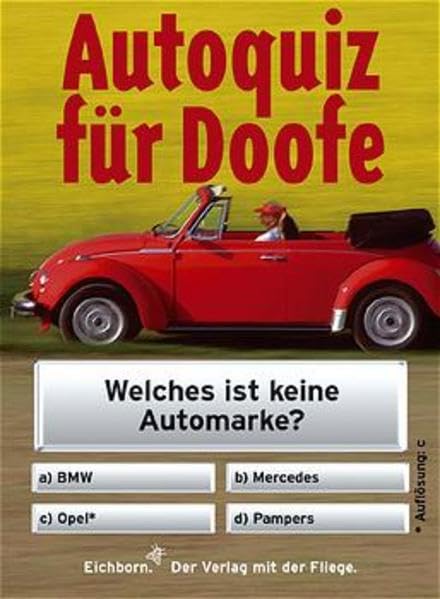 Autoquiz für Doofe Humour & Satire