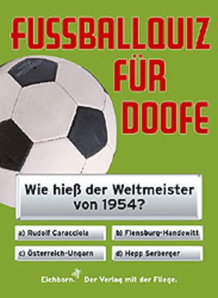 Fussballquiz für Doofe Humour & Satire