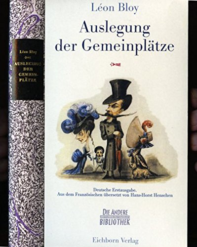 Auslegung der Gemeinplätze (Die Andere Bibliothek) Contemporary literature