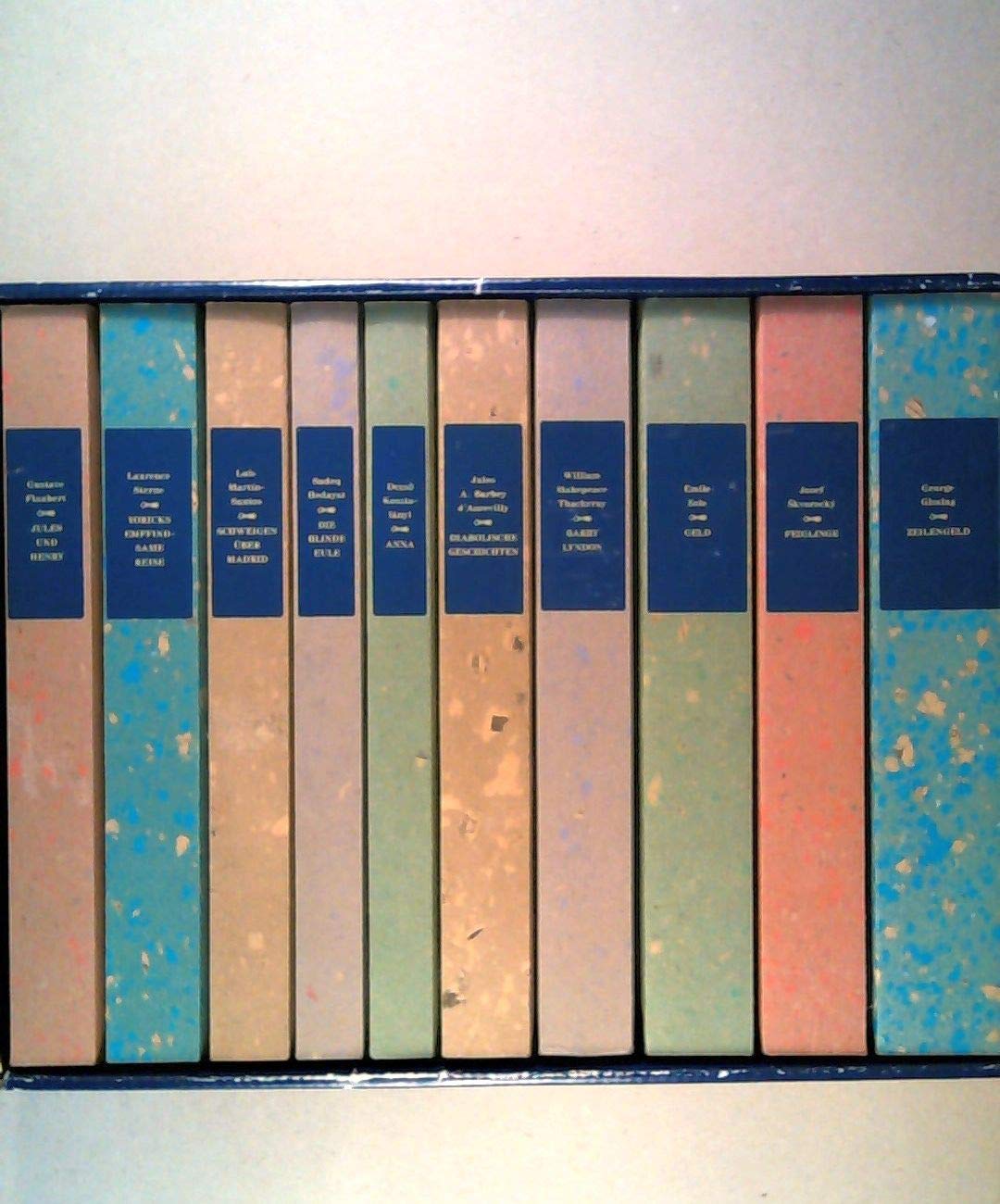 Die Literaturkassette: Barbey d'Aurevilly, Jules A: Diabolische Geschichten. - Flaubert, Gustave: Jules und Henry. - Gissing, George: Zeilengeld. - ... Anderen Bibliothek (Die Andere Bibliothek) Classics