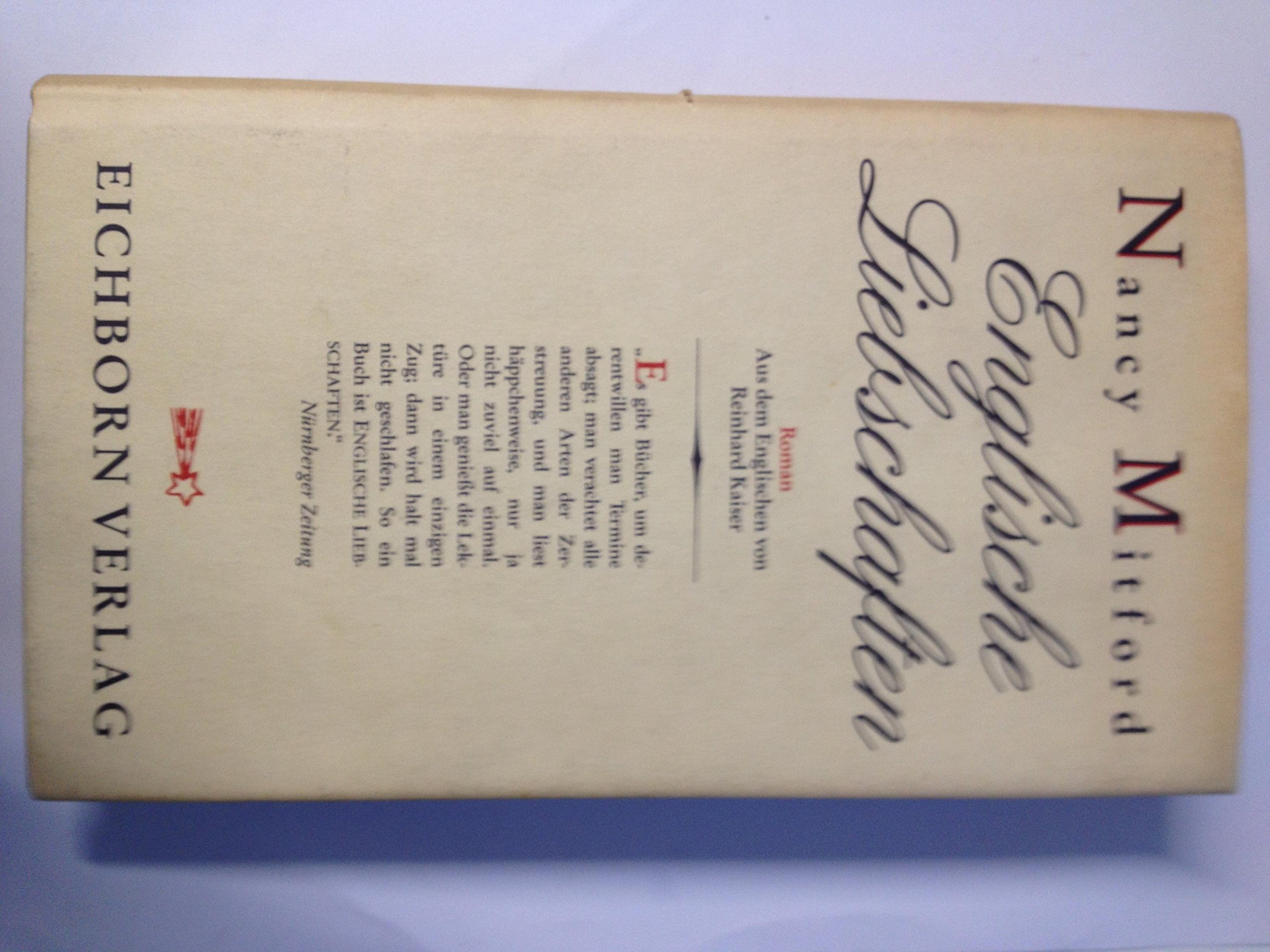Englische Liebschaften: Roman (Die Andere Bibliothek. Erfolgsausgaben) Contemporary literature