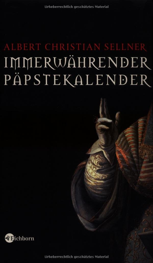Immerwährender Päpstekalender (Die Andere Bibliothek) Calendars