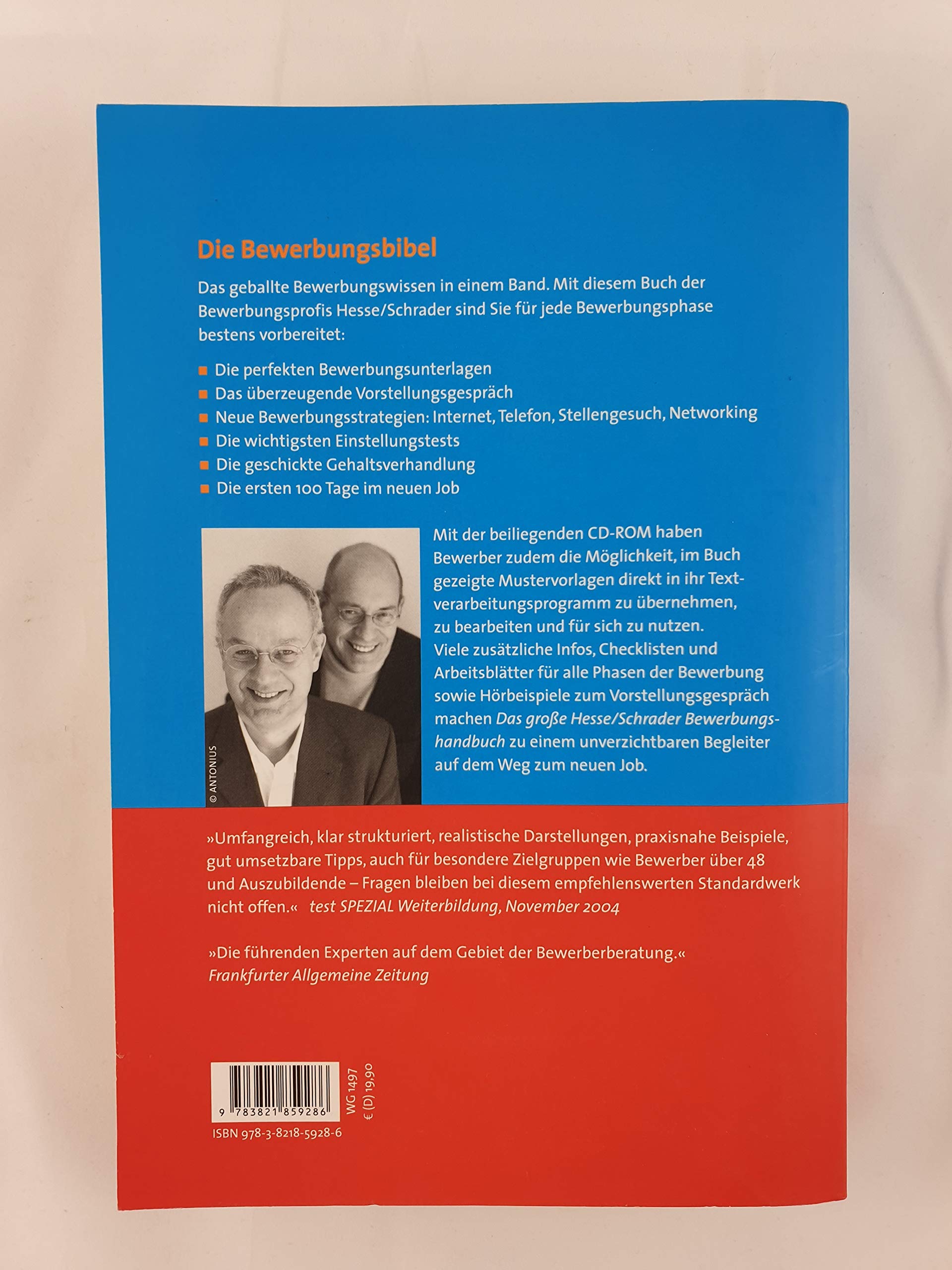 Das große Hesse/Schrader Bewerbungshandbuch: Alles, was Sie für ein erfolgreiches Berufsleben wissen müssen Business, Finance & Career