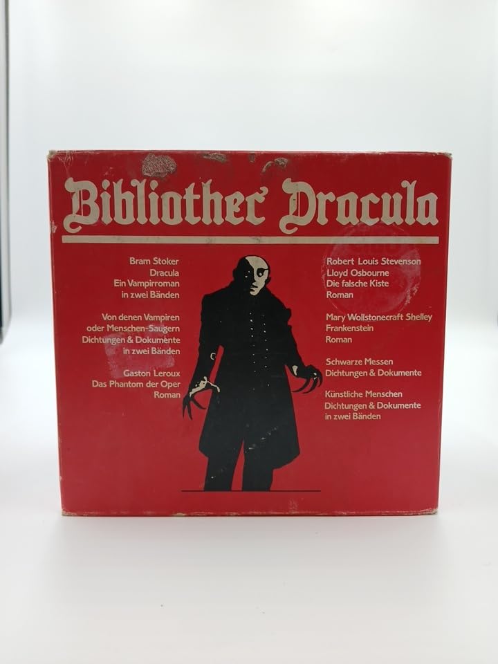 Bibliothec Dracula: Von denen Vampiren / Das Phantom der Oper / Die falsche Kiste / Frankenstein / Schwarze Messen / Künstliche Menschen (10 Bände) Books