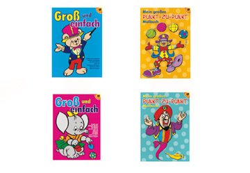 Gross und einfach, Malbücher für die Kleinsten Books