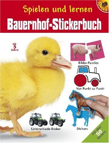 Bauernhof-Stickerbuch: Spielen und lernen Leisure, Home & Garden
