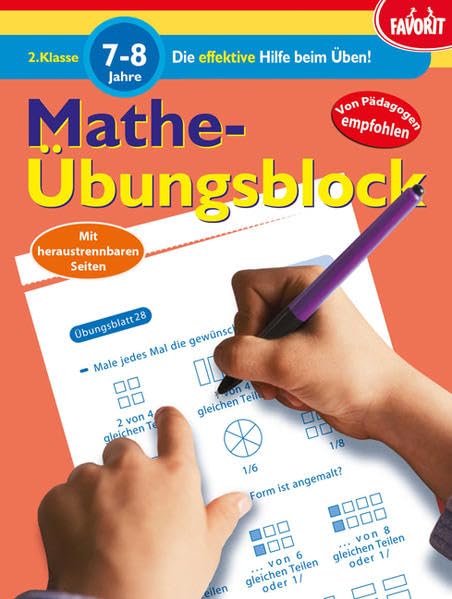 Product Image: Mathe-Übungsblock: 2. Klasse, 7-8 Jahre