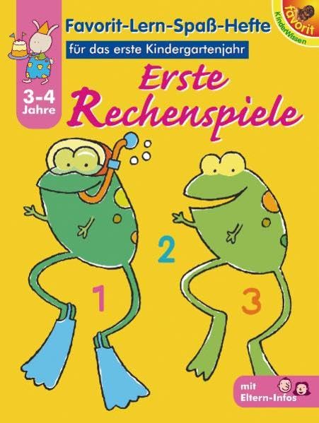 Erste Rechenspiele: Favorit-Lern-Spass-Heft - 3-4 Jahre Leisure & Fun