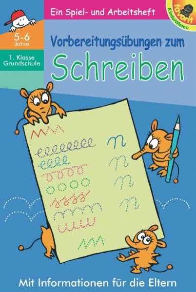 Vorbereitungsübungen zum Schreiben: Spiel- und Arbeitsheft - !. Klasse - 5-6 Jahre Study Guides