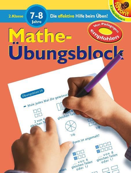 Mathe-Übungsblock, 7-8 Jahre: Für die 2. Klasse Leisure & Fun