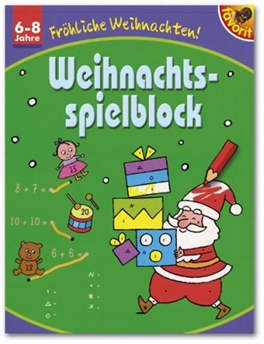 Weihnachtsspielblock: Fröhliche Weihnachten! Tiptoi & Games