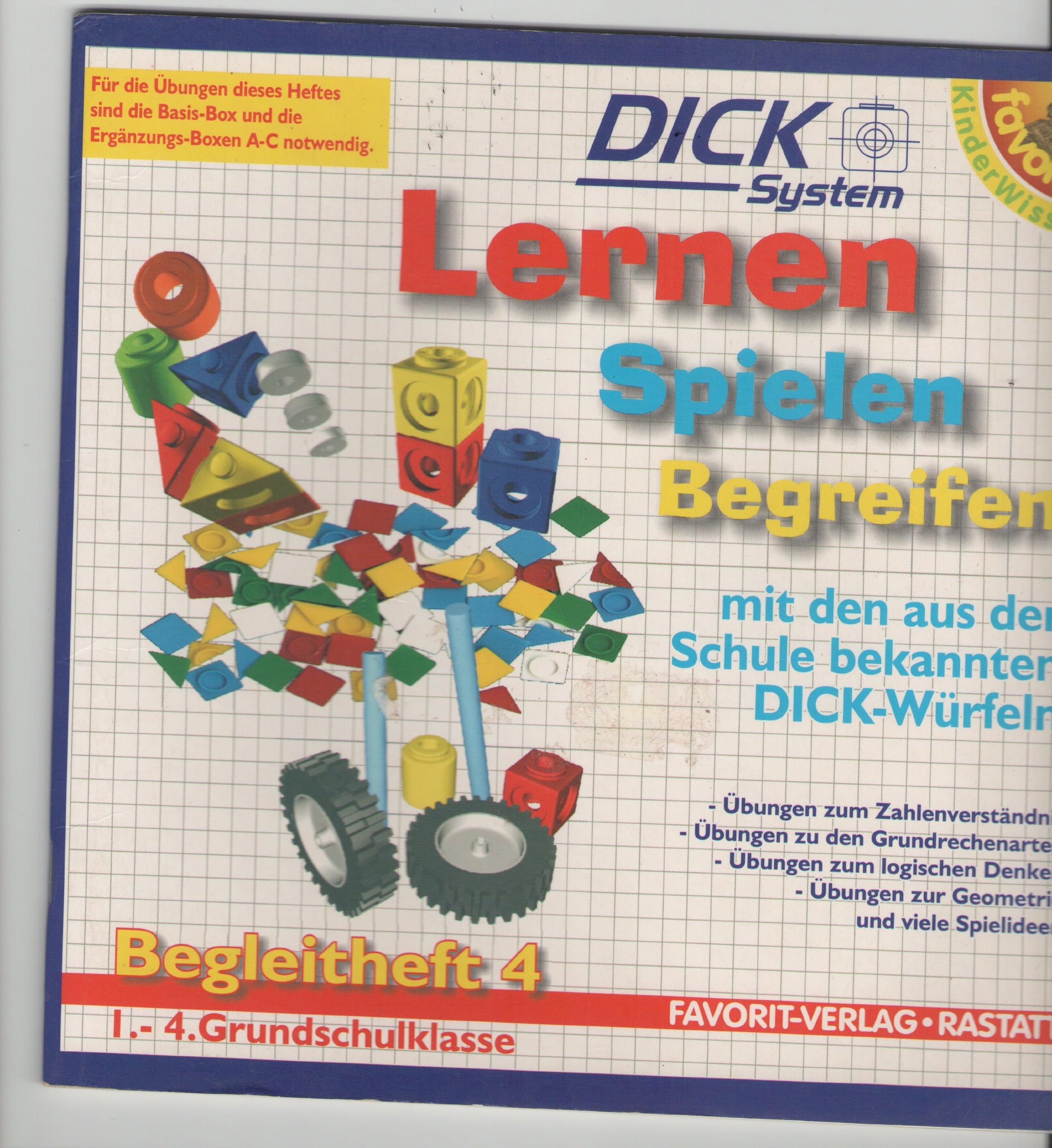 Begleitheft zum Dick-System / Begleitheft 4 für Basis-Box und Ergänzungsboxen A-C Books