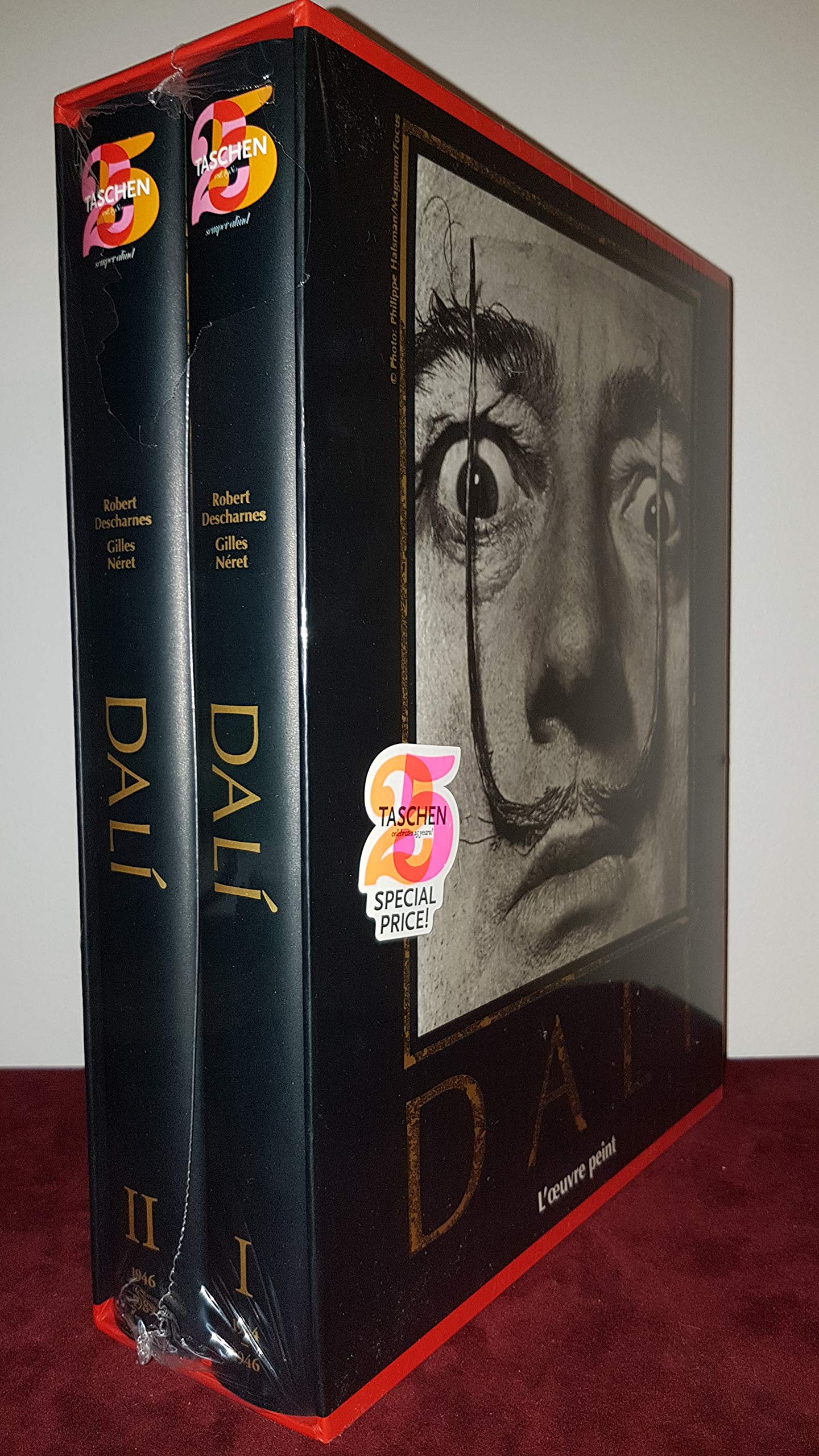 JU-25 DALI COFFRET 2 VOLUMES 6 L'OEUVRE PEINT - VOL 1 1904-1946 VOL 2 1946-1989 Film, Art & Culture