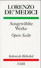 Ausgewählte Werke / Opere scelte. Zweisprachige Ausgabe deutsch - italienisch: Italien.-Dtsch. Übertr. v. Edith u. Horst Heintze sowie Babette Hesse. Hrsg. u. eingel. v. Manfred Lentzen Fiction Books