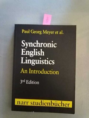 Synchronic English Linguistics: An Introduction (Narr Studienbücher) Books