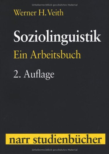 Product Image: Soziolinguistik: Ein Arbeitsbuch (narr studienbücher)