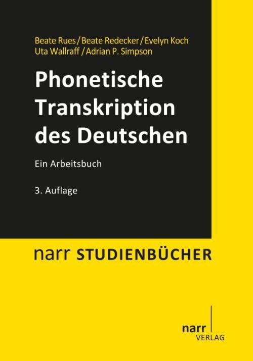 Product Image: Phonetische Transkription des Deutschen