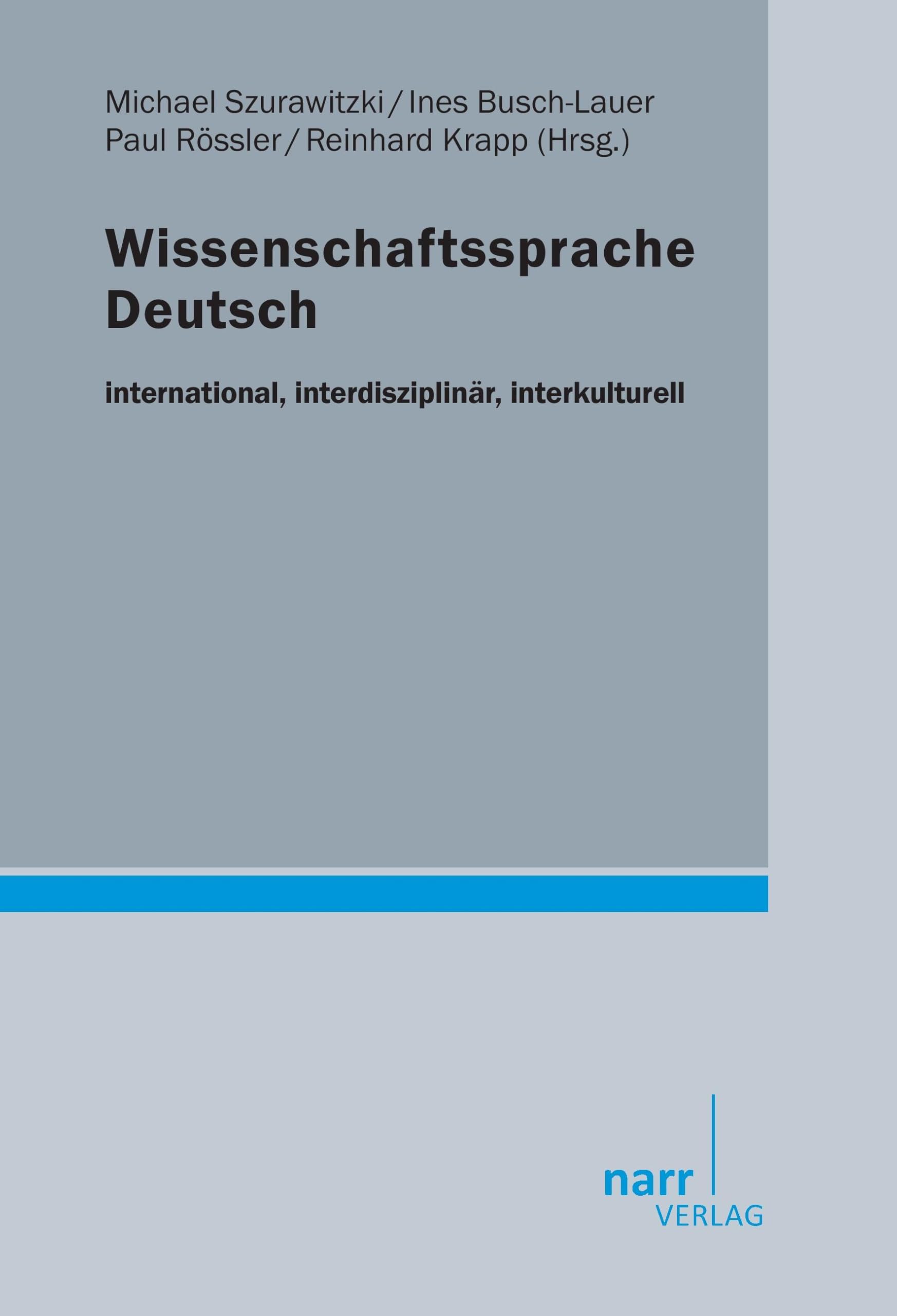Wissenschaftssprache Deutsch: international, interdisziplinär, interkulturell Social Sciences