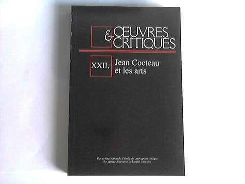 Jean Cocteau et les arts. Band XXII, 1 Books