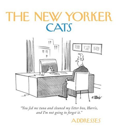 New Yorker Cats Square Address Book Books