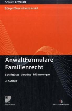 AF Familienrecht. Schriftsätze - Verträge - Erläuterungen Law