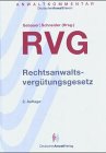 AnwaltKommentar RVG. Rechtsanwaltvergütungsgesetz Law