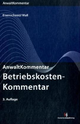Product Image: BetriebskostenKommentar