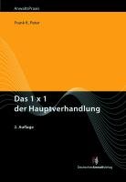 Product Image: Das 1 x 1 der Hauptverhandlung