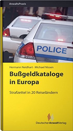 Bußgeldkataloge in Europa Law