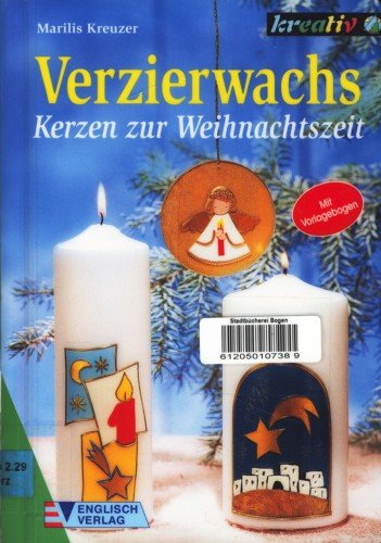 Verzierwachs, Kerzen zur Weihnachtszeit Hobbies & Crafts