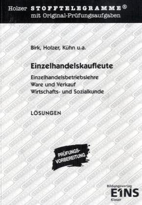 Stofftelegramme Kauffrau/mann im Einzelhandel: AKA Lösungen Business, Finance & Career