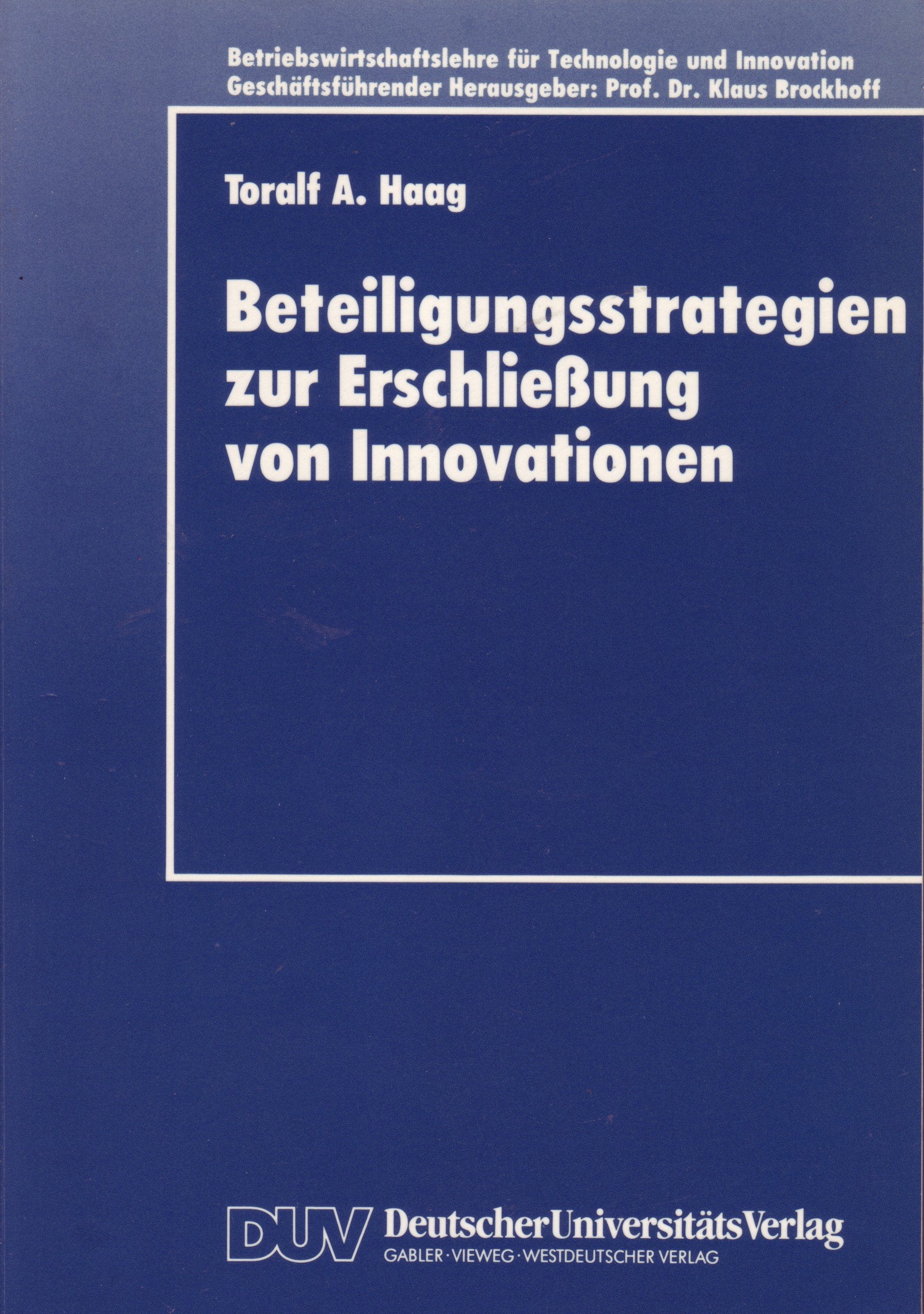 Beteiligungsstrategien zur Erschließung von Innovationen Law