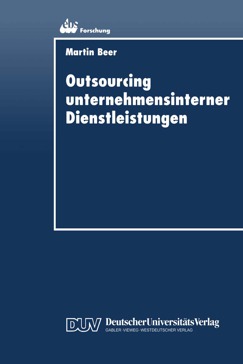 Outsourcing unternehmensinterner Dienstleistungen Law