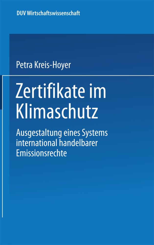 Zertifikate im Klimaschutz Law