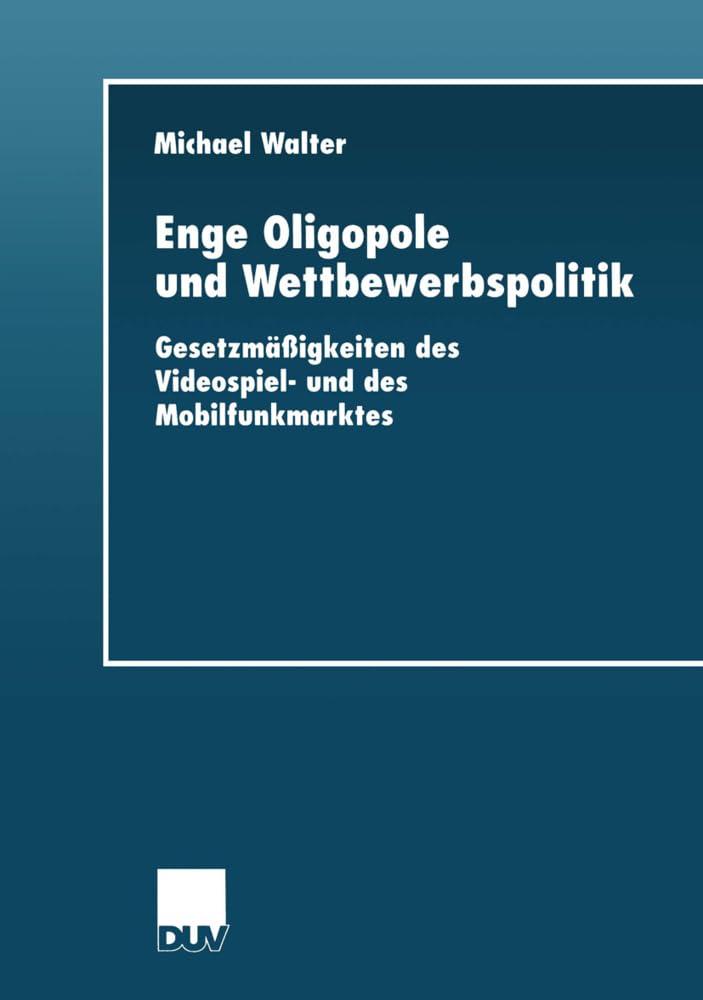 Enge Oligopole und Wettbewerbspolitik Law