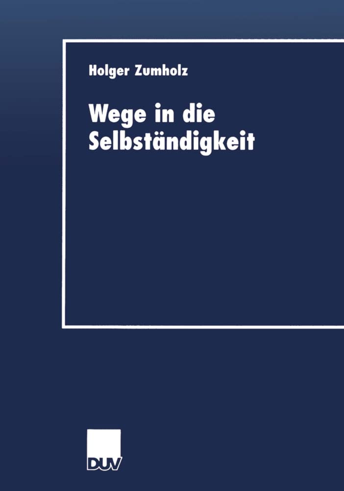 Wege in die Selbständigkeit book