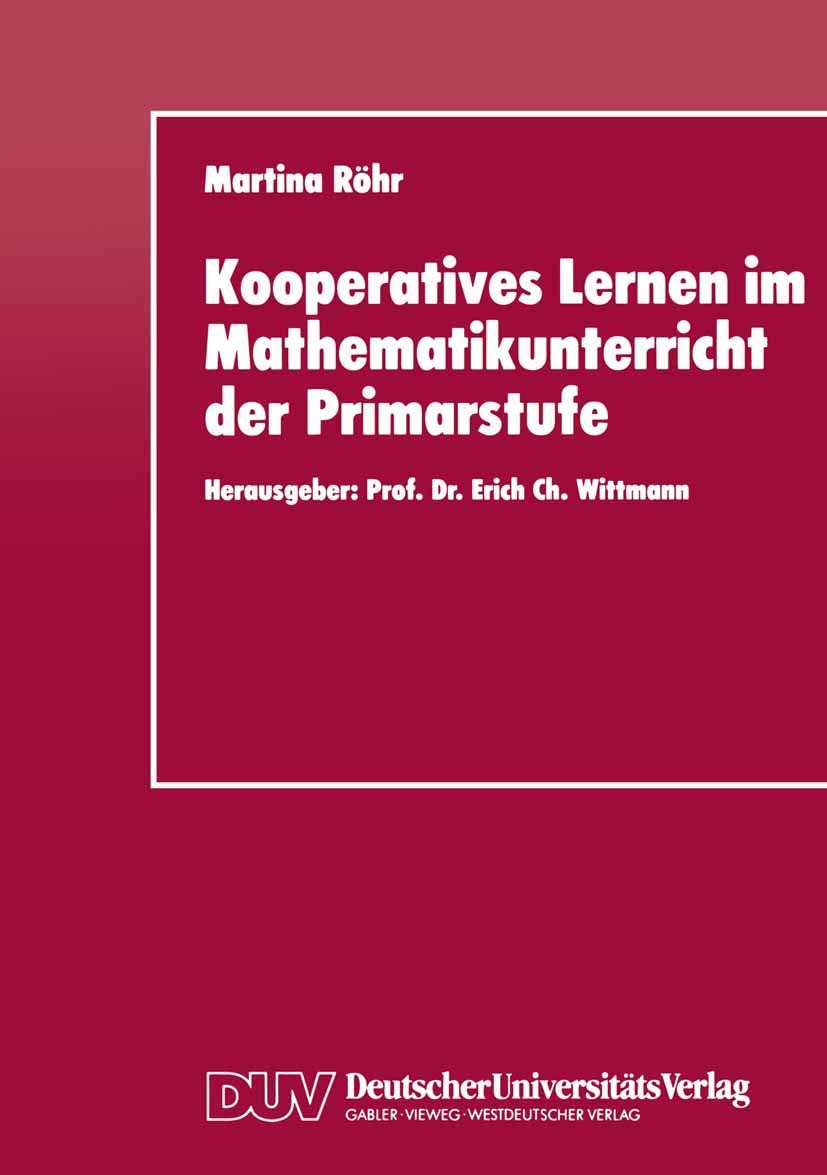 Kooperatives Lernen im Mathematikunterricht der Primarstufe Education & Training