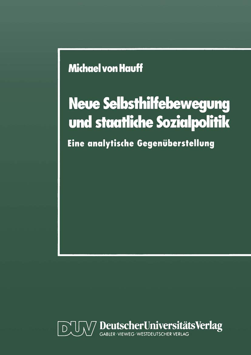 Neue Selbsthilfebewegung und staatliche Sozialpolitik Law