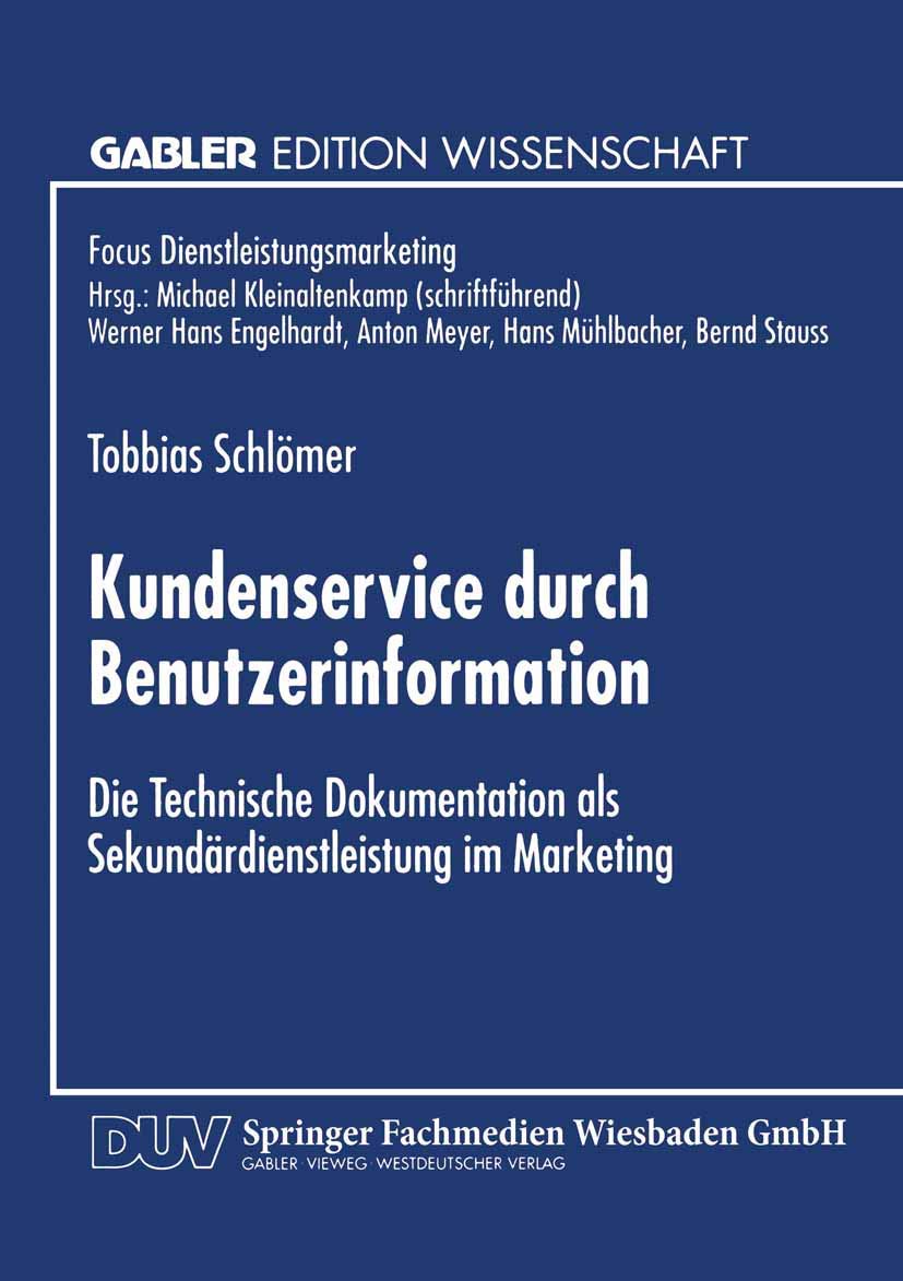 Kundenservice durch Benutzerinformation Law
