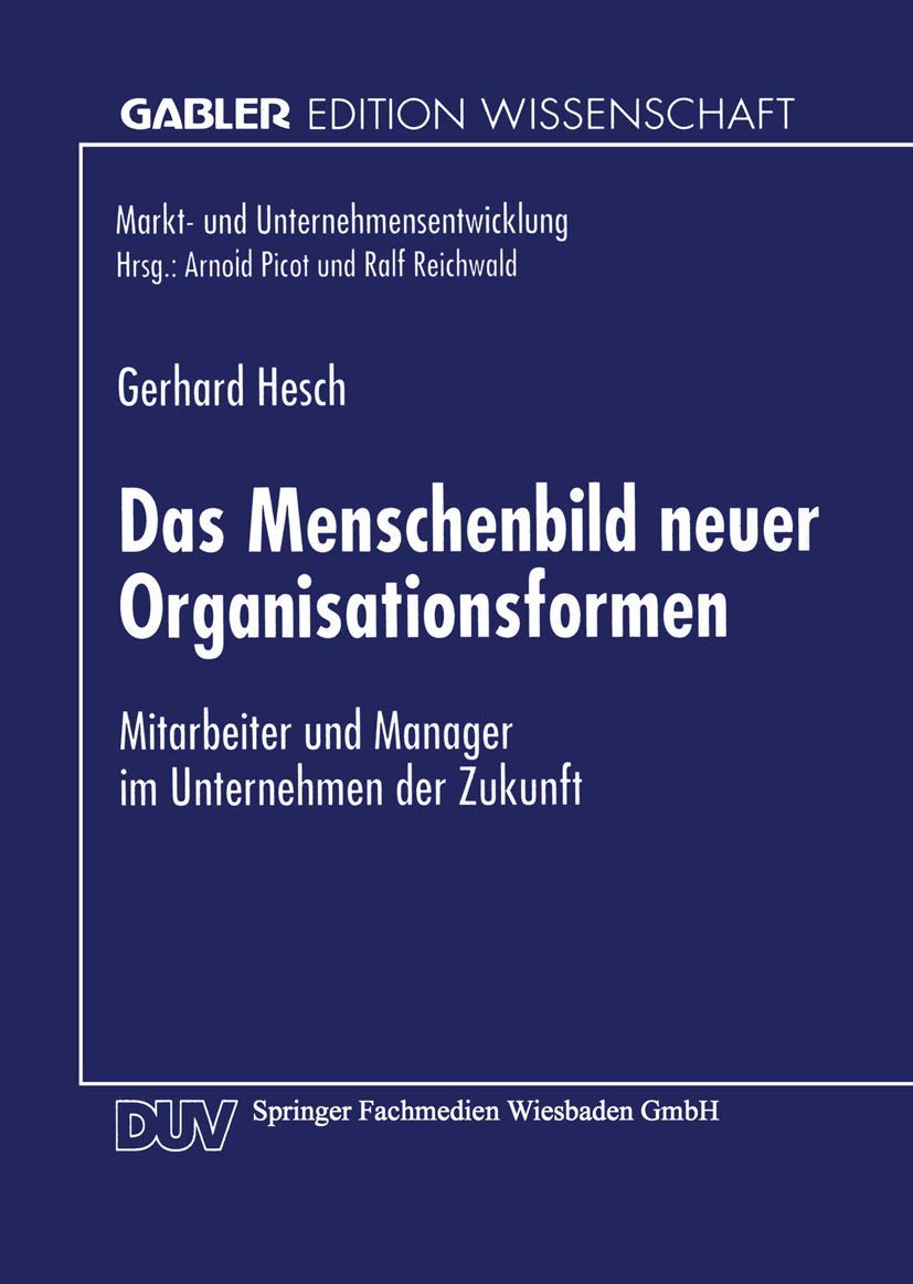 Das Menschenbild neuer Organisationsformen book