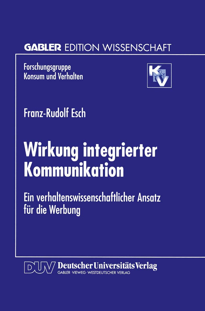 Wirkung integrierter Kommunikation book
