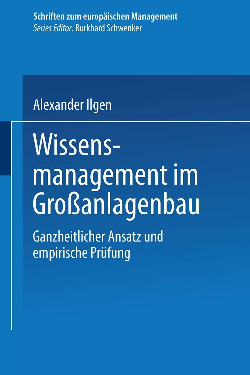 Wissensmanagement im Großanlagenbau Law