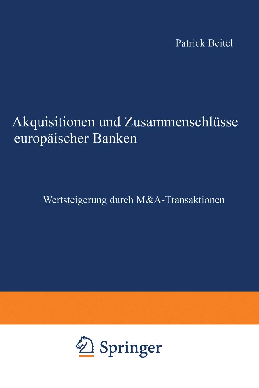 Akquisitionen und Zusammenschlüsse europäischer Banken book