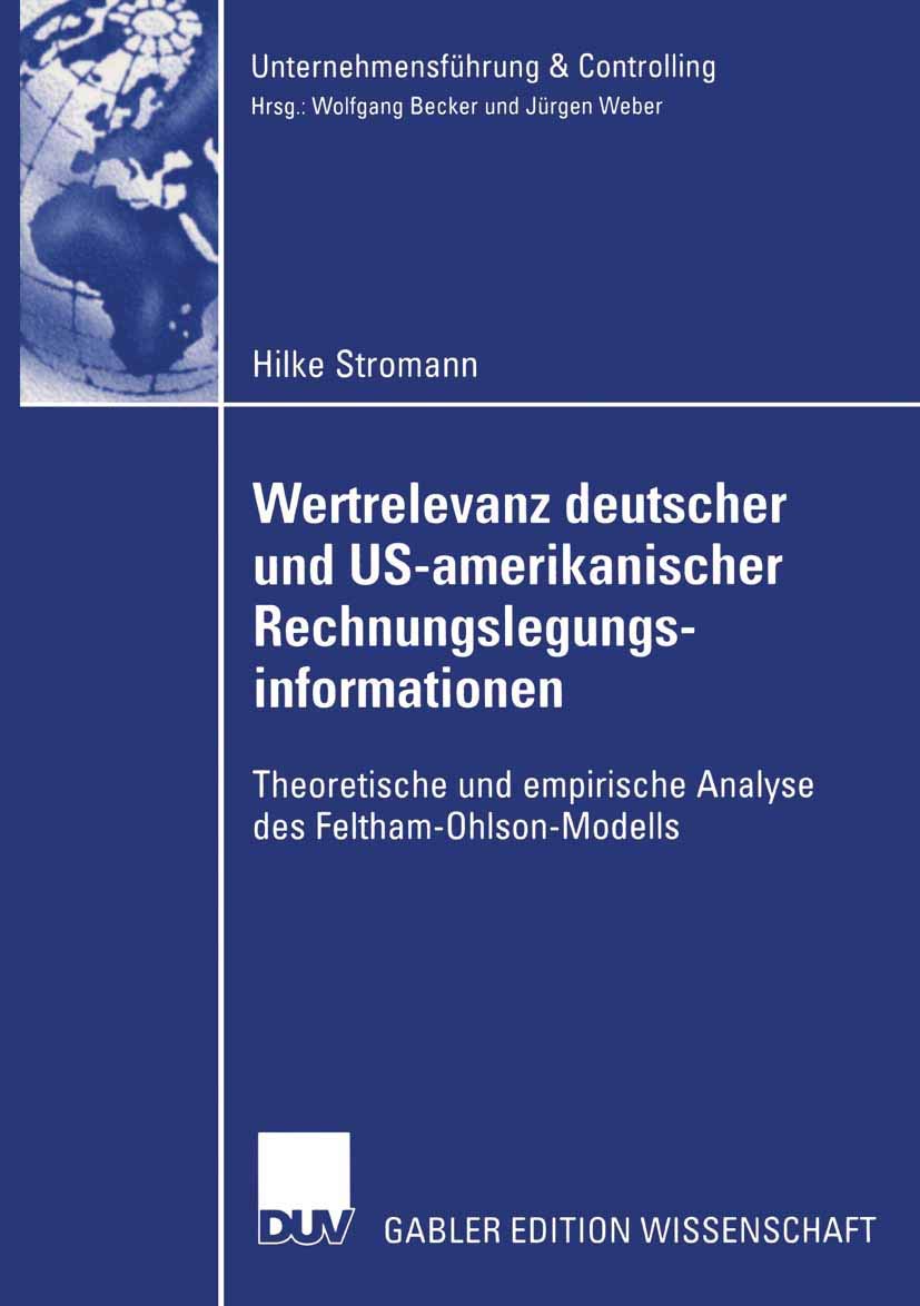 Wertrelevanz deutscher und US-amerikanischer Rechnungslegungsinformationen book