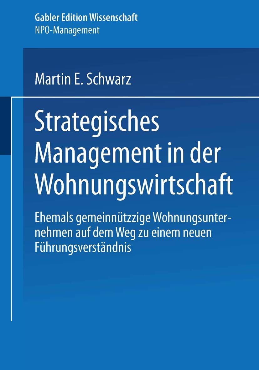 Strategisches Management in der Wohnungswirtschaft Medicine