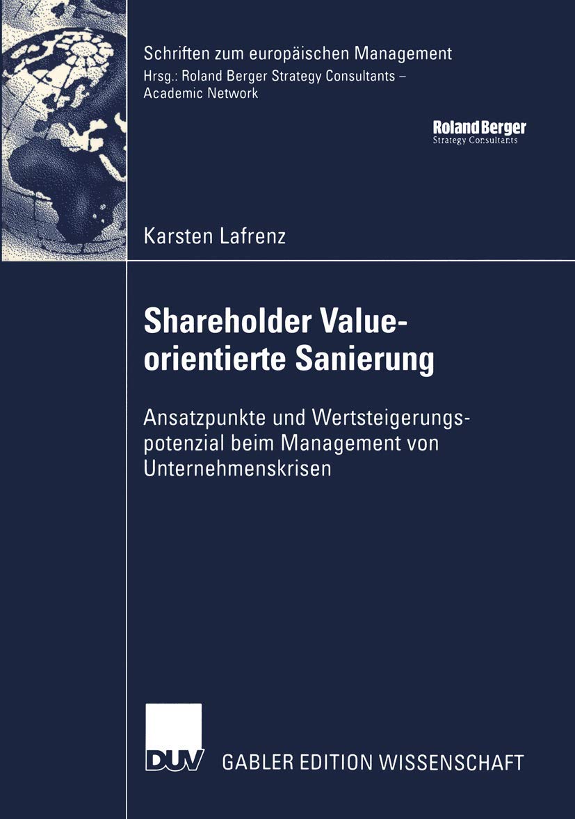 Product Image: Shareholder Value-orientierte Sanierung